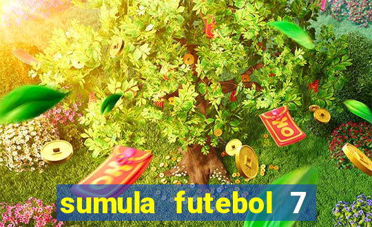 sumula futebol 7 society excel